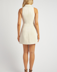 Blazer dress-cream