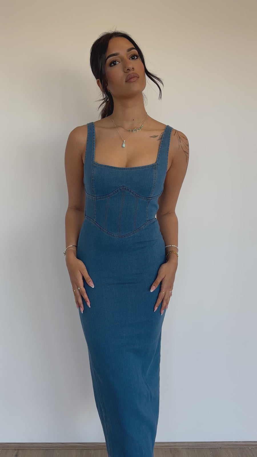 Denim Corset Dress