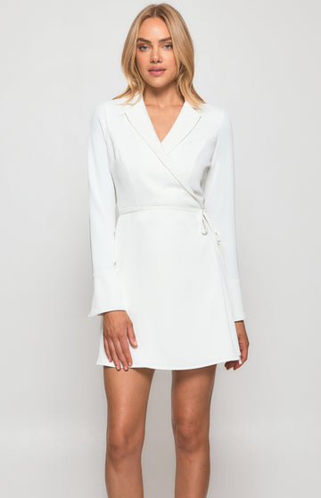 Wrap Dress -White
